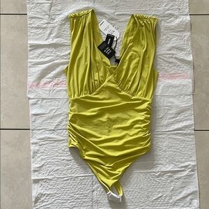 Express Lime Green Bodysuit